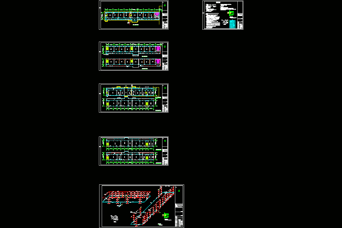 某小学教学楼采暖施工图CAD图纸.dwg
