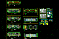 某技术学院教学楼施工图CAD图纸.dwg