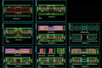 中学教学楼建筑图CAD图纸.dwg
