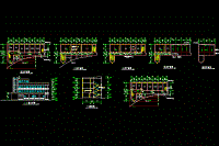一套小学教学楼施工图CAD图纸.dwg