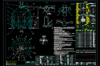 2000m3球罐CAD图纸.dwg