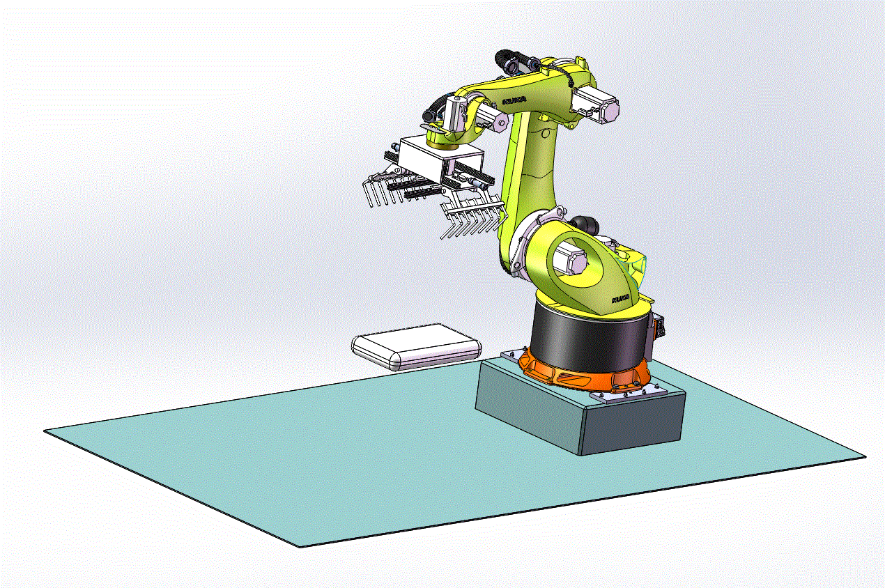 自动码垛机器人手爪SolidWorks设计.zip