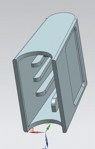 读卡器盖注射模具设计（CAD图纸+三维建模+说明书）.zip