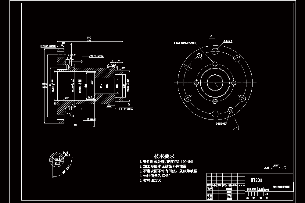 填料箱盖加工工艺及钻4-M10孔夹具设计【CAD图纸+说明书】.zip
