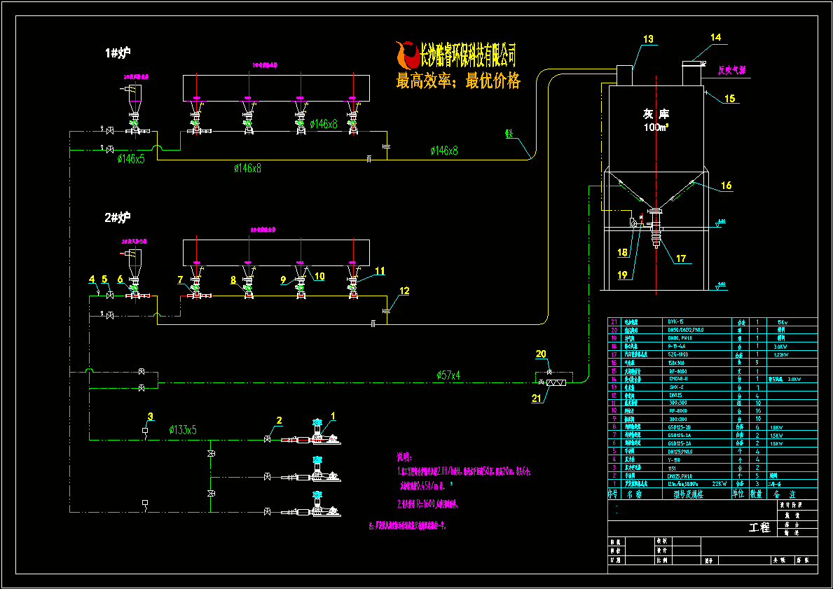 2t／h_l50_h20m气力输送稻谷壳设备配置流程图.dwg
