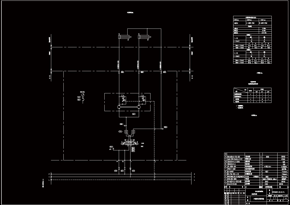出坯液压站1#翻转冷床横移阀组原理图.dwg