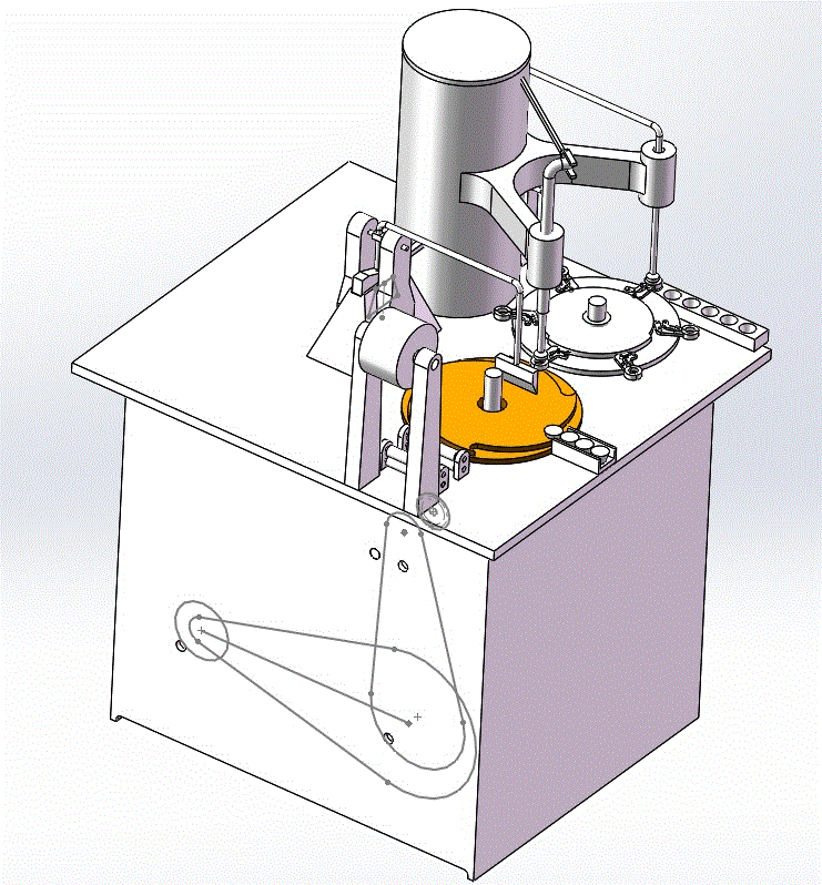 粒状巧克力糖包装机设计【颗粒状糖果包装机设计】【SOLIDWORKS三维模型+CAD图纸】.zip