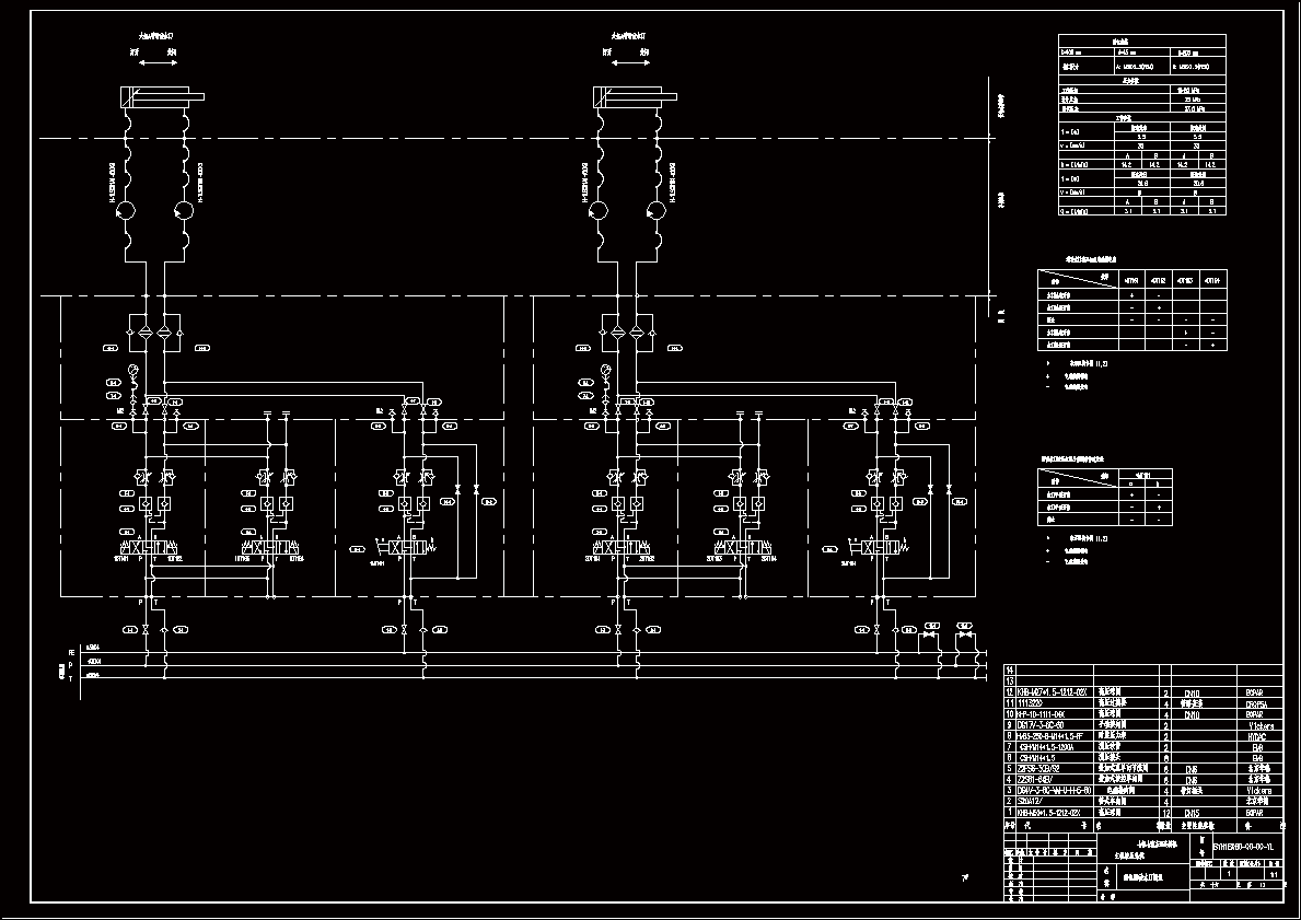 主机液压站钢包滑动水口阀组原理图.dwg