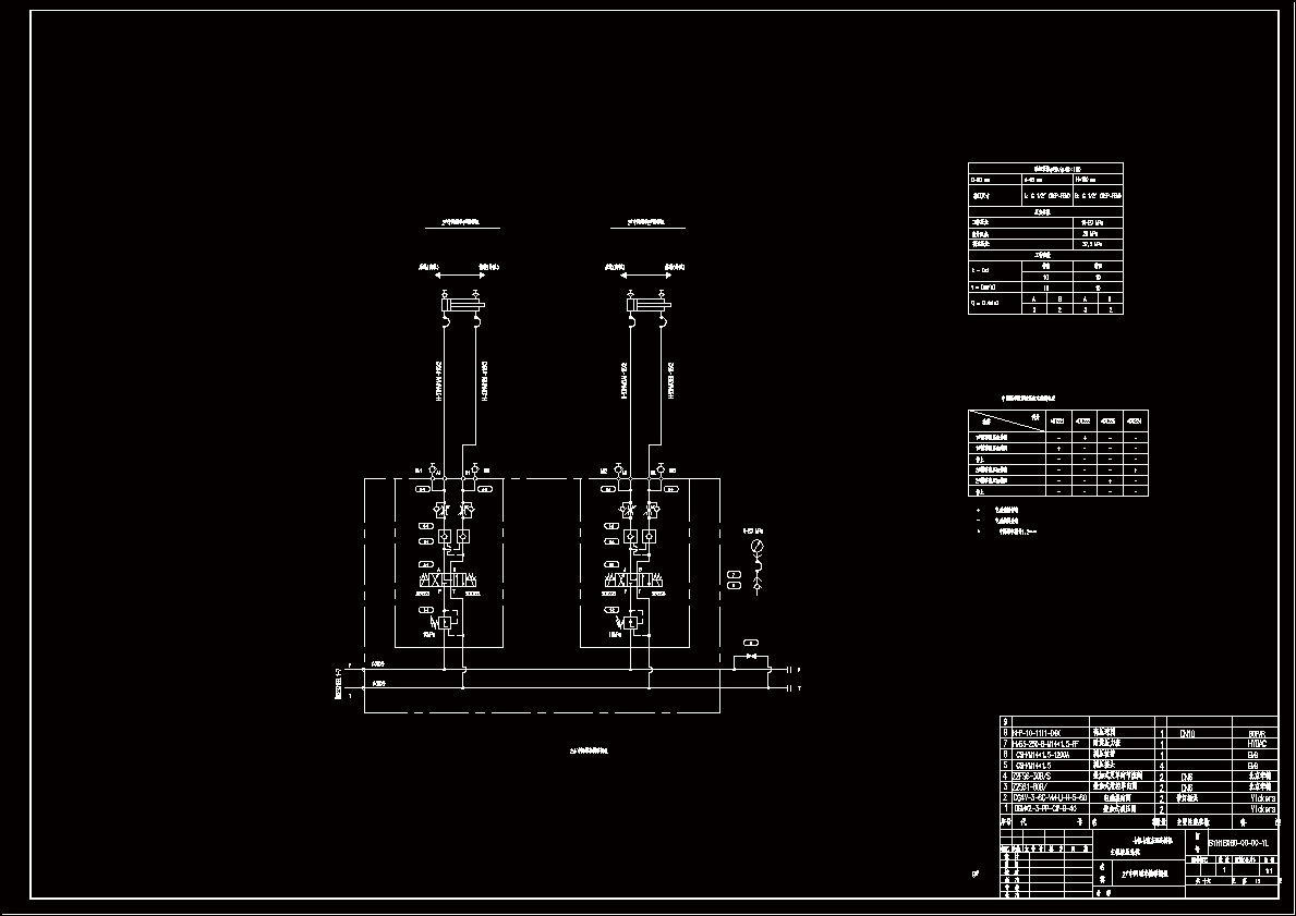 主机液压站2#中间罐车横移阀组原理图.dwg