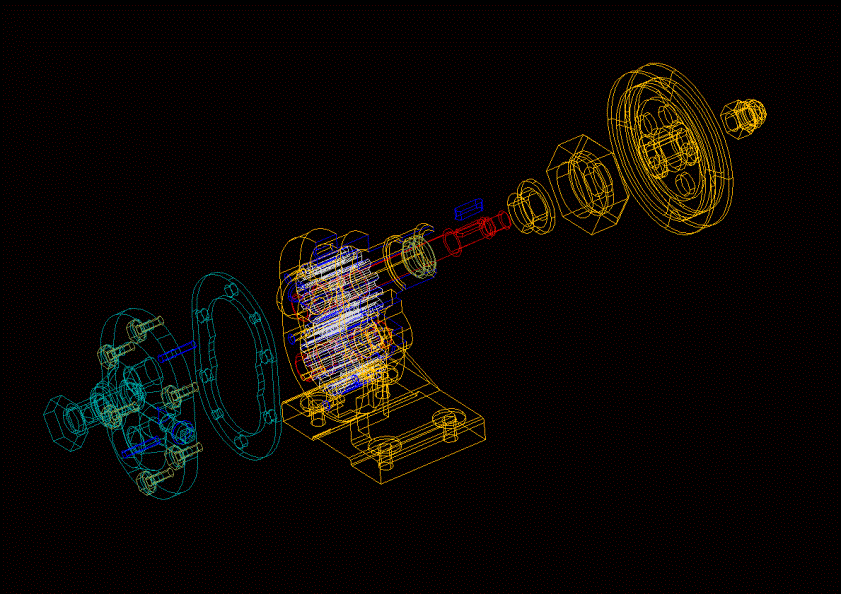 齿轮油泵CAD图纸.dwg