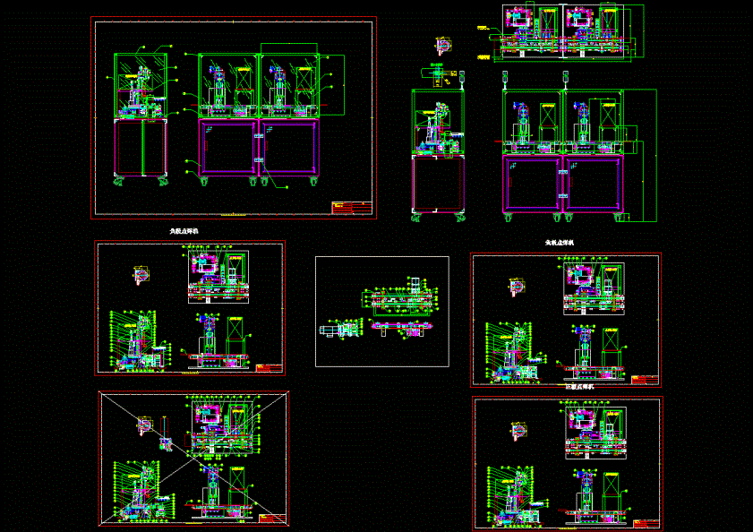 锂电池检测设备CAD图纸.dwg
