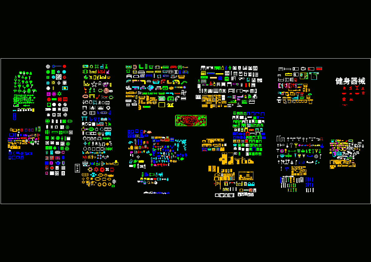 cad 图库大全CAD图纸.dwg