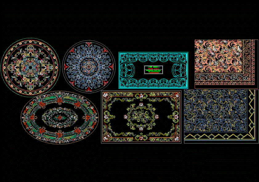 CAD中国传统文化图案CAD图纸.dwg