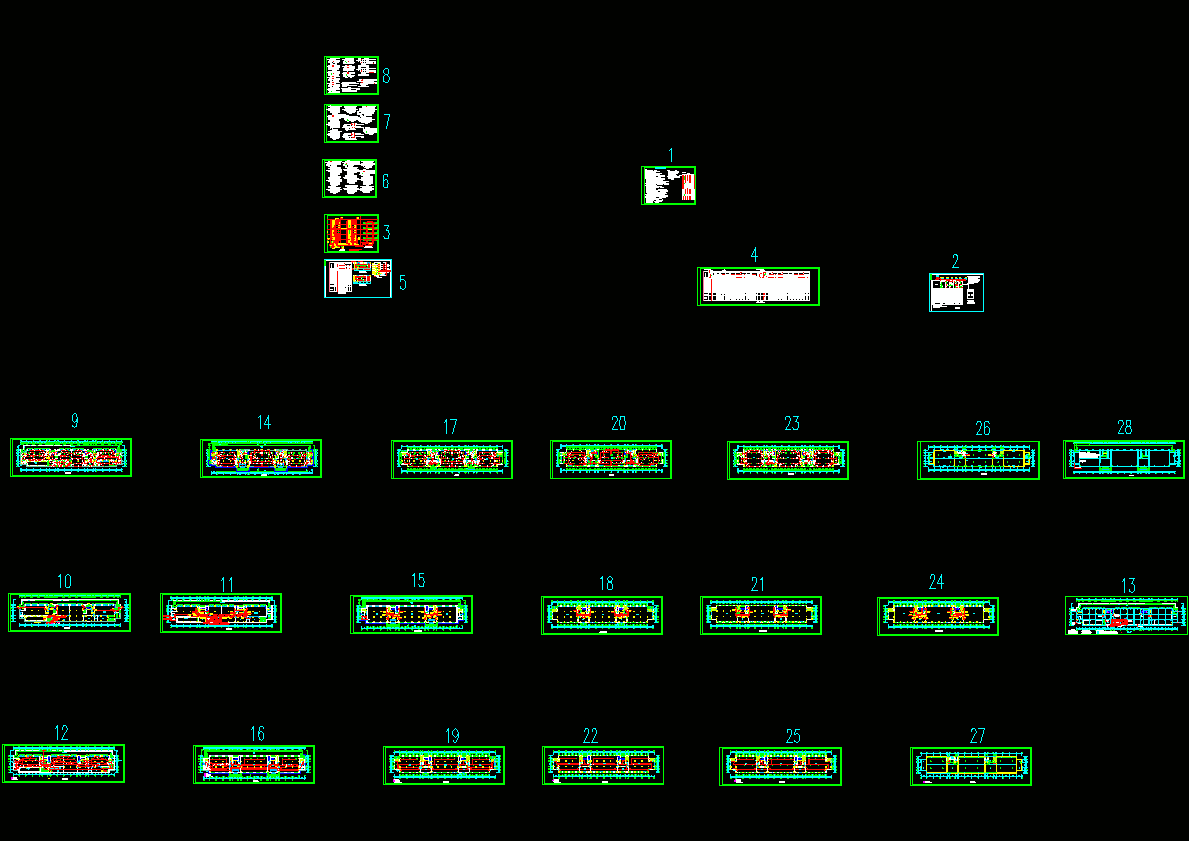 D厂房电CAD图纸.dwg