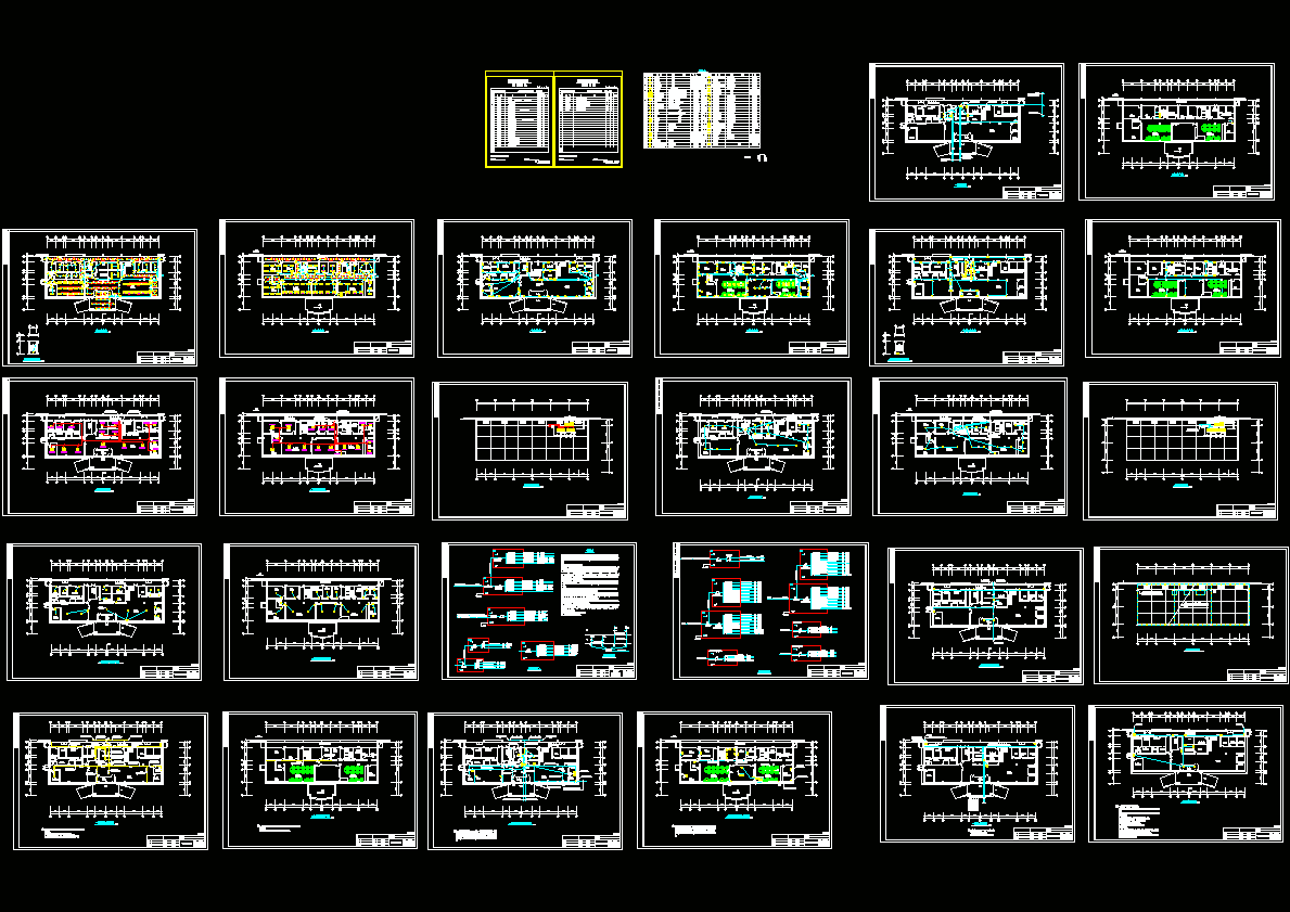 办公楼电CAD图纸.dwg