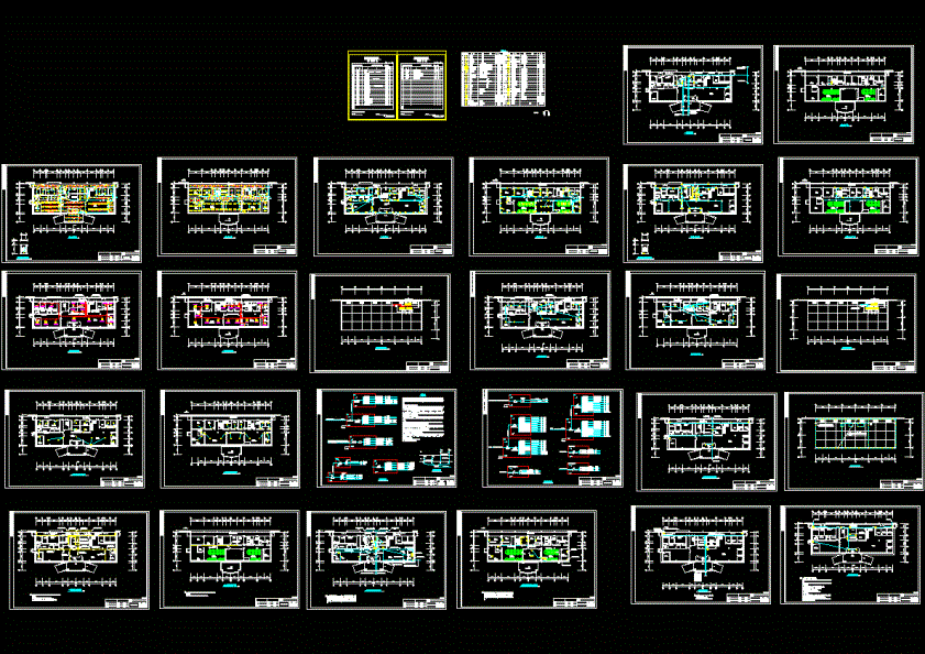办公楼电CAD图纸.dwg