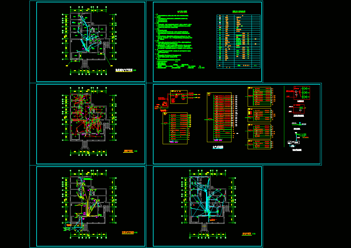 北方别墅施工图纸CAD图纸.dwg