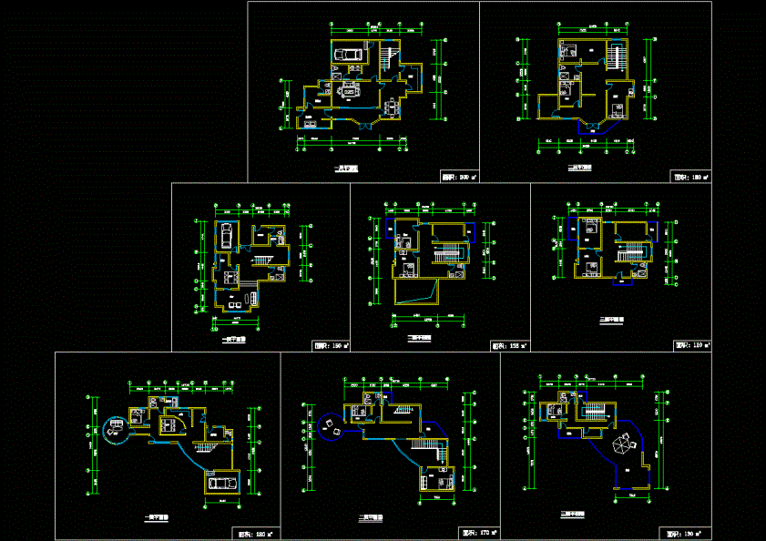 别墅图CAD图纸.dwg