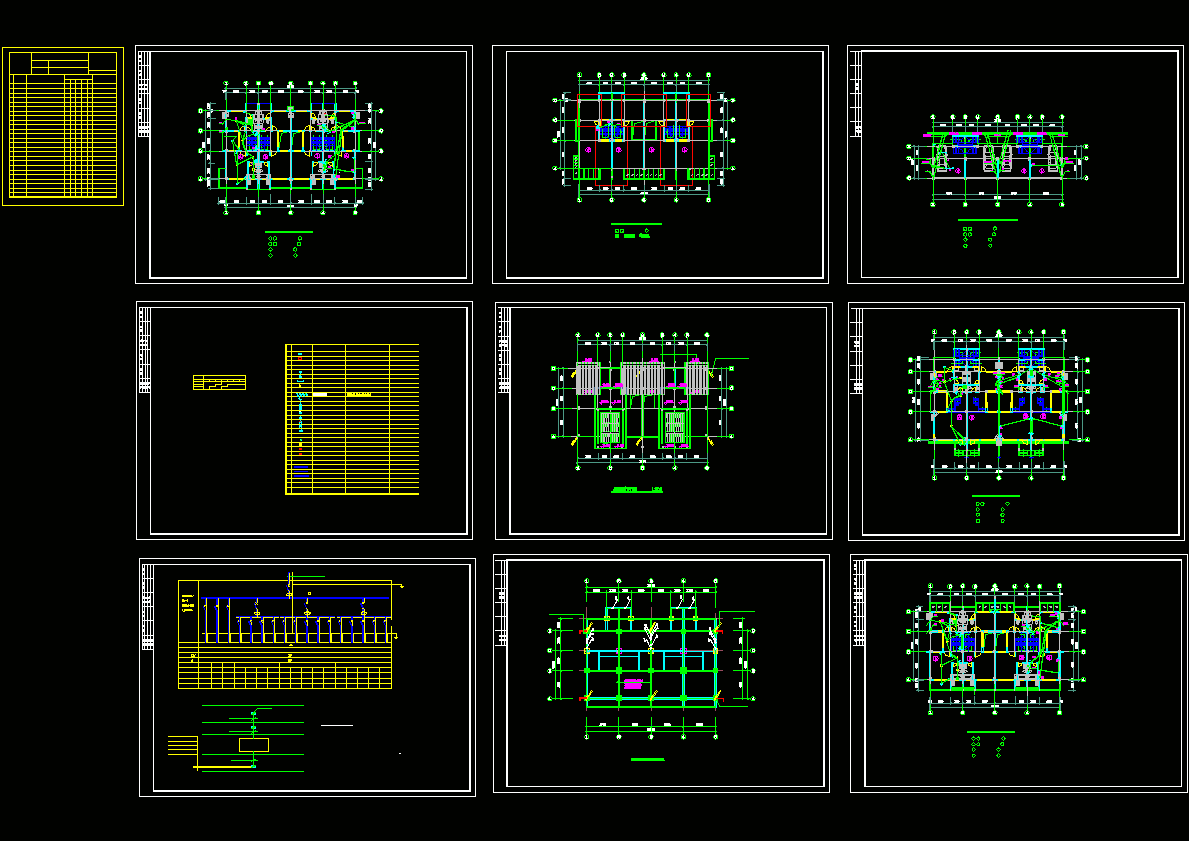 别墅电气施工图CAD图纸.dwg