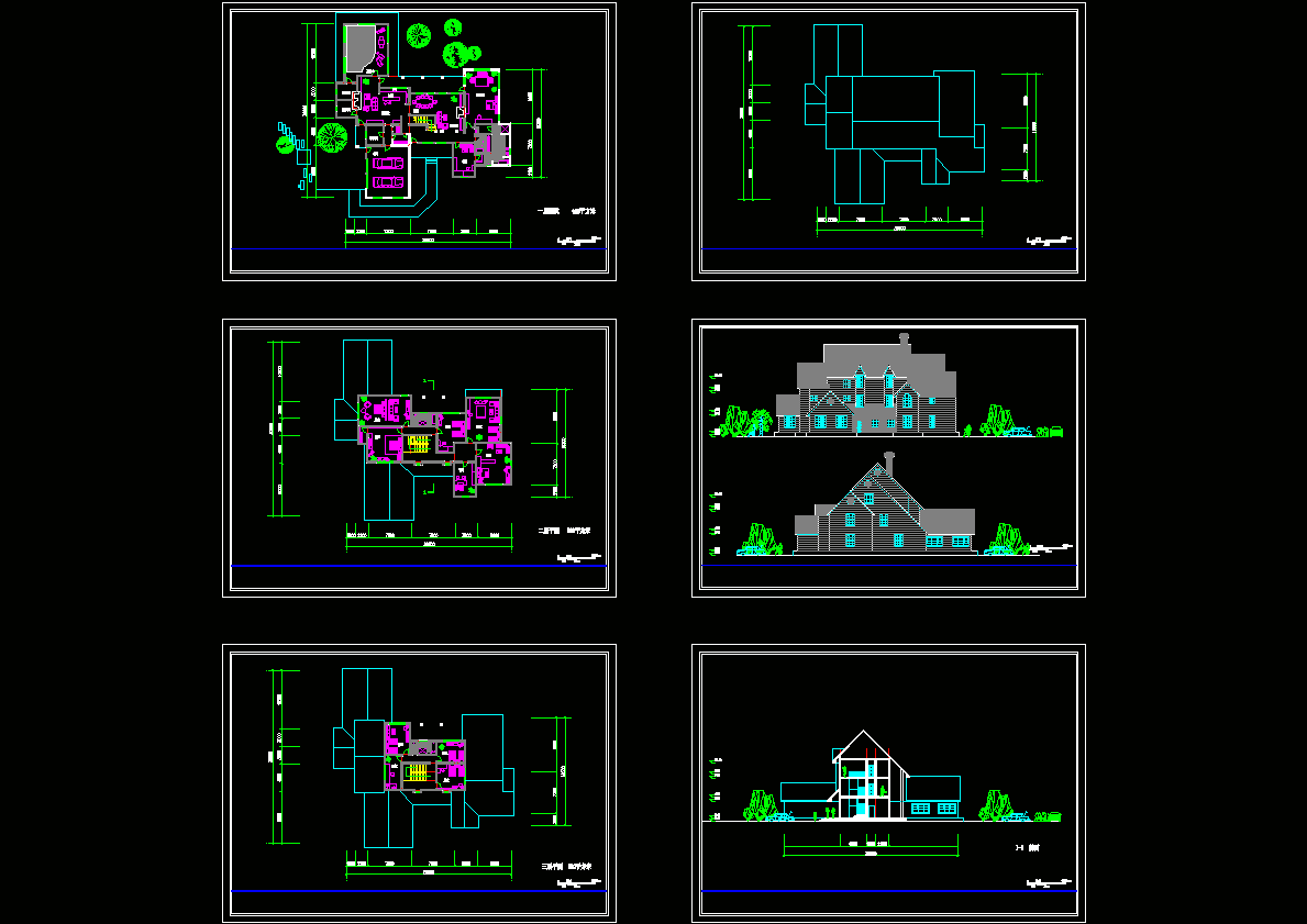 别墅CAD图纸.dwg