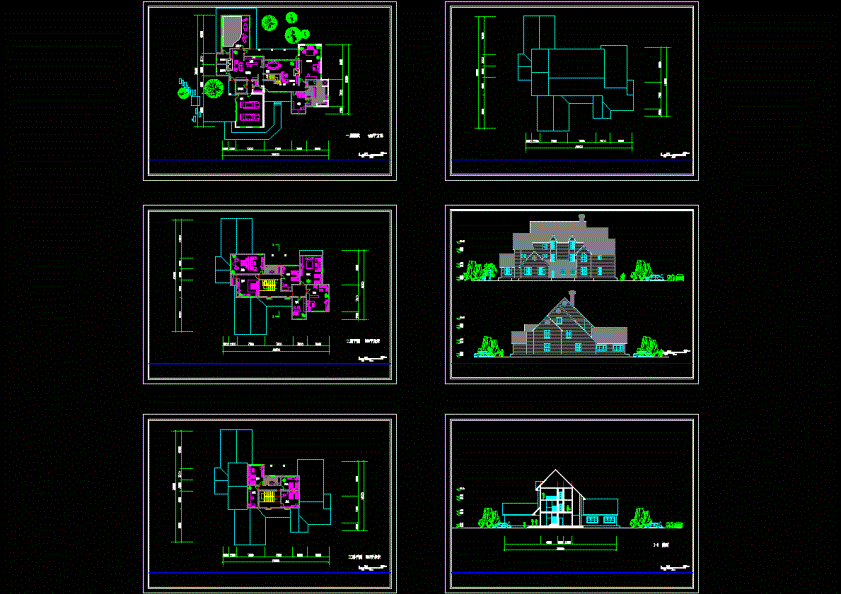 别墅CAD图纸.dwg