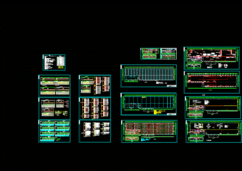 车间办公电气施工图CAD图纸.dwg