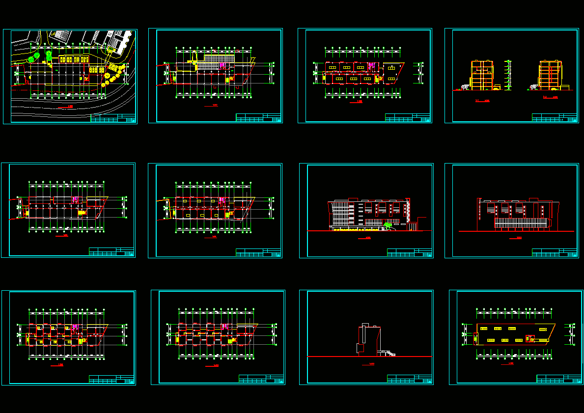 川美雕塑系CAD图纸.dwg