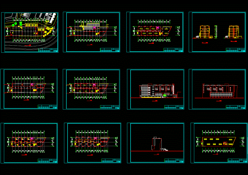 川美雕塑系CAD图纸.dwg