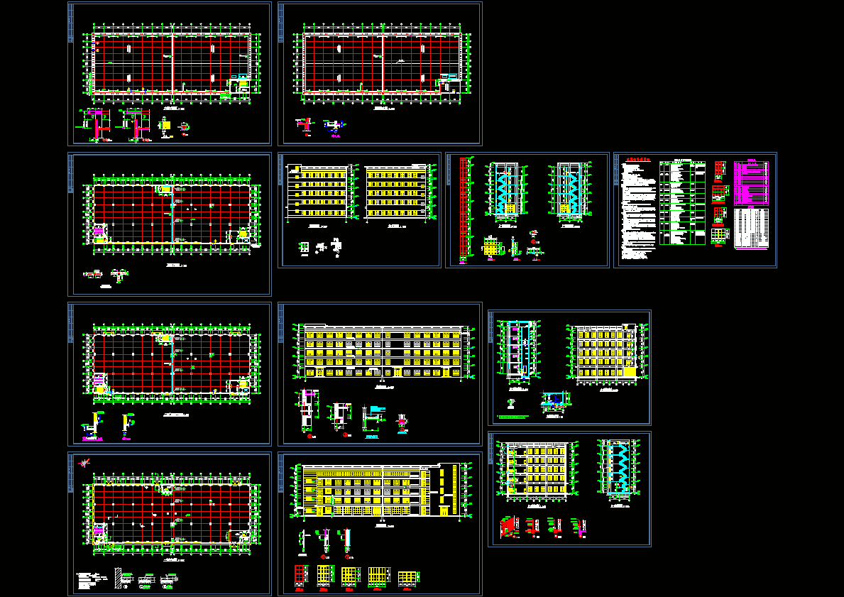 电子厂建筑图CAD图纸.dwg