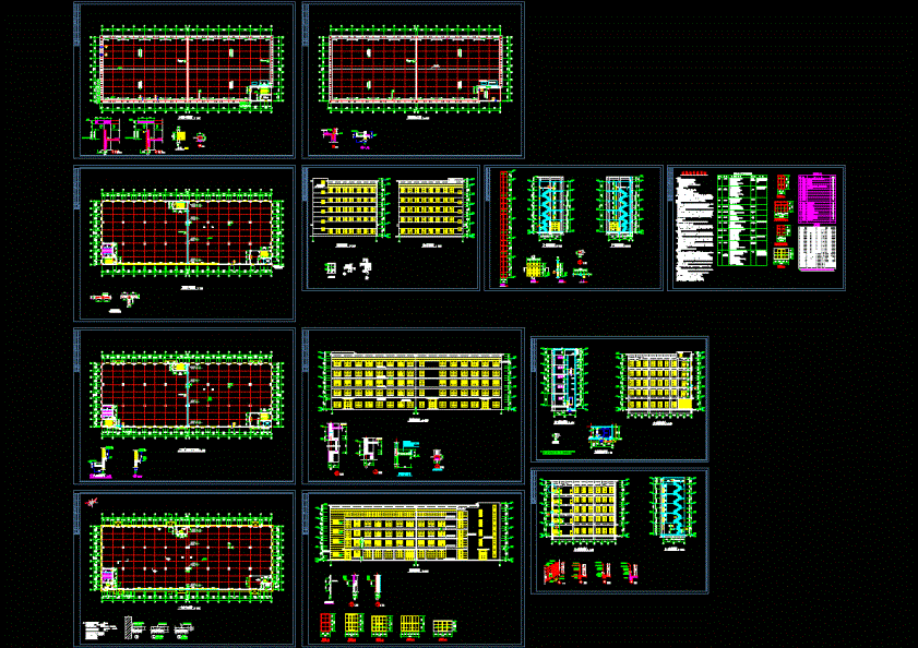 电子厂建筑图CAD图纸.dwg