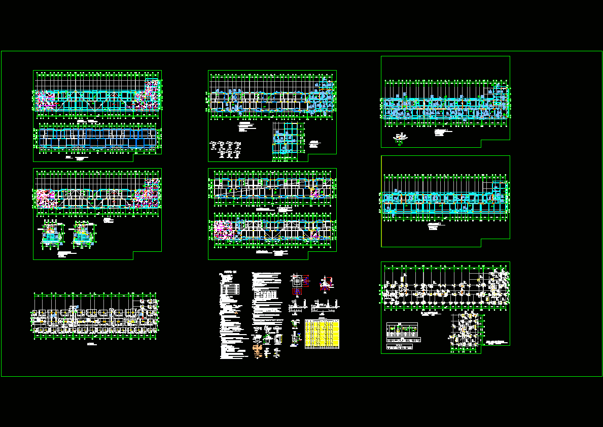 典型底框住宅结施图CAD图纸.dwg
