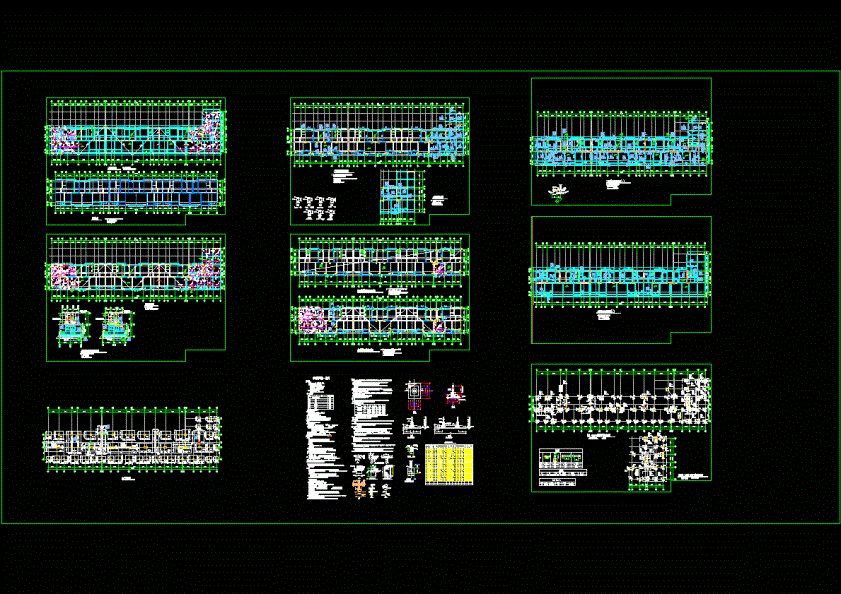 典型底框住宅结施图CAD图纸.dwg