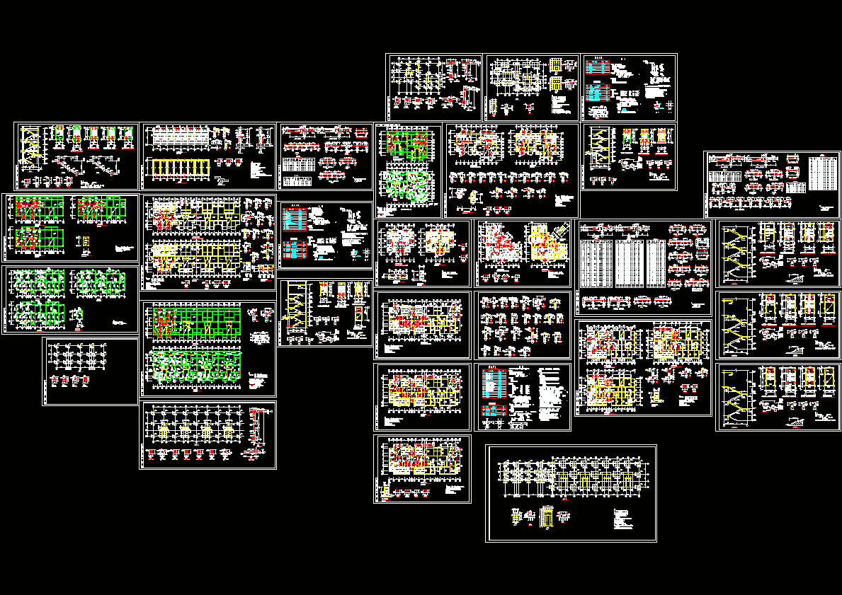 多层砖混和底框图纸CAD图纸.dwg