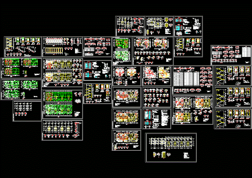 多层砖混和底框图纸CAD图纸.dwg