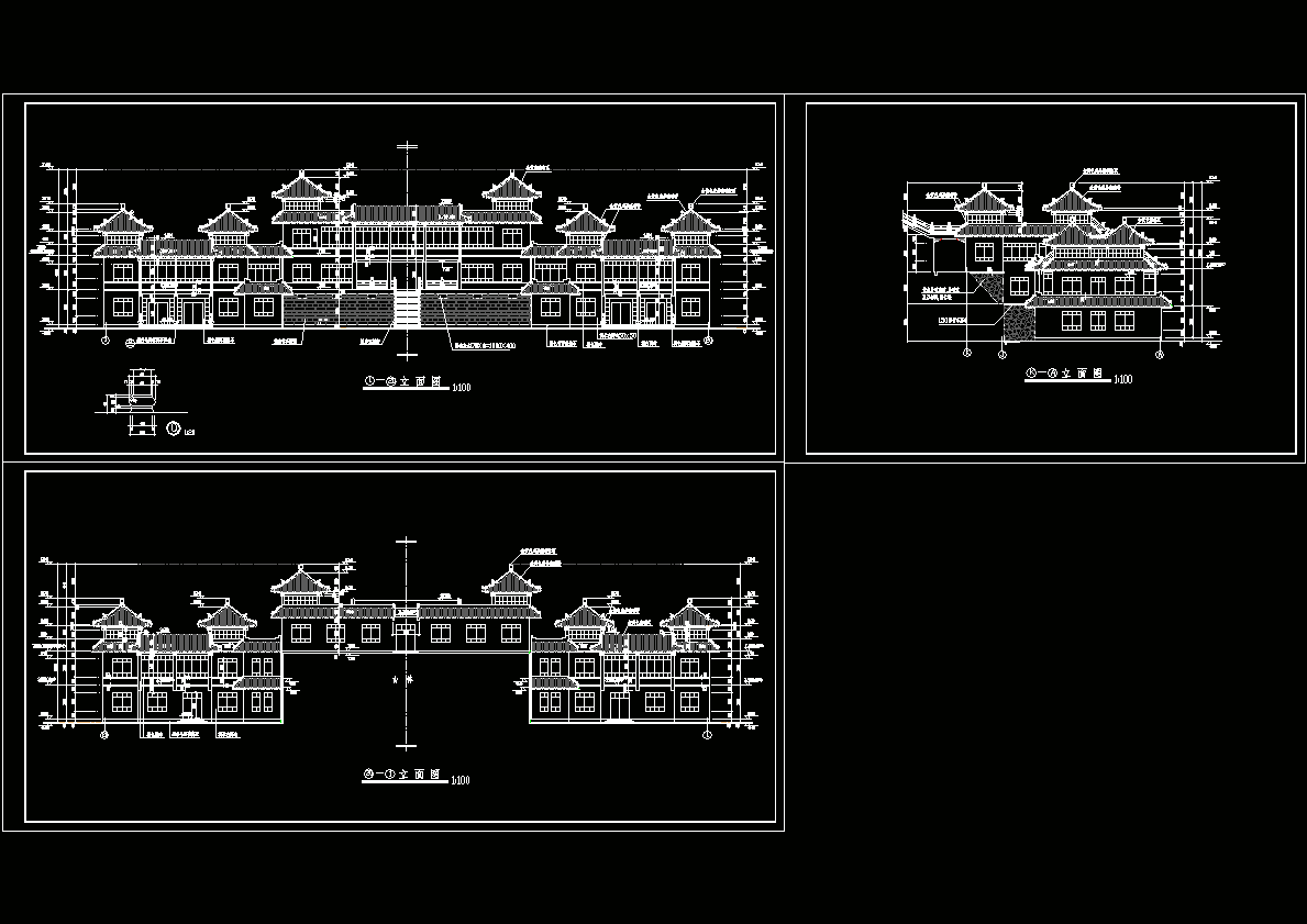 仿古建办公室精彩设计CAD图纸.dwg