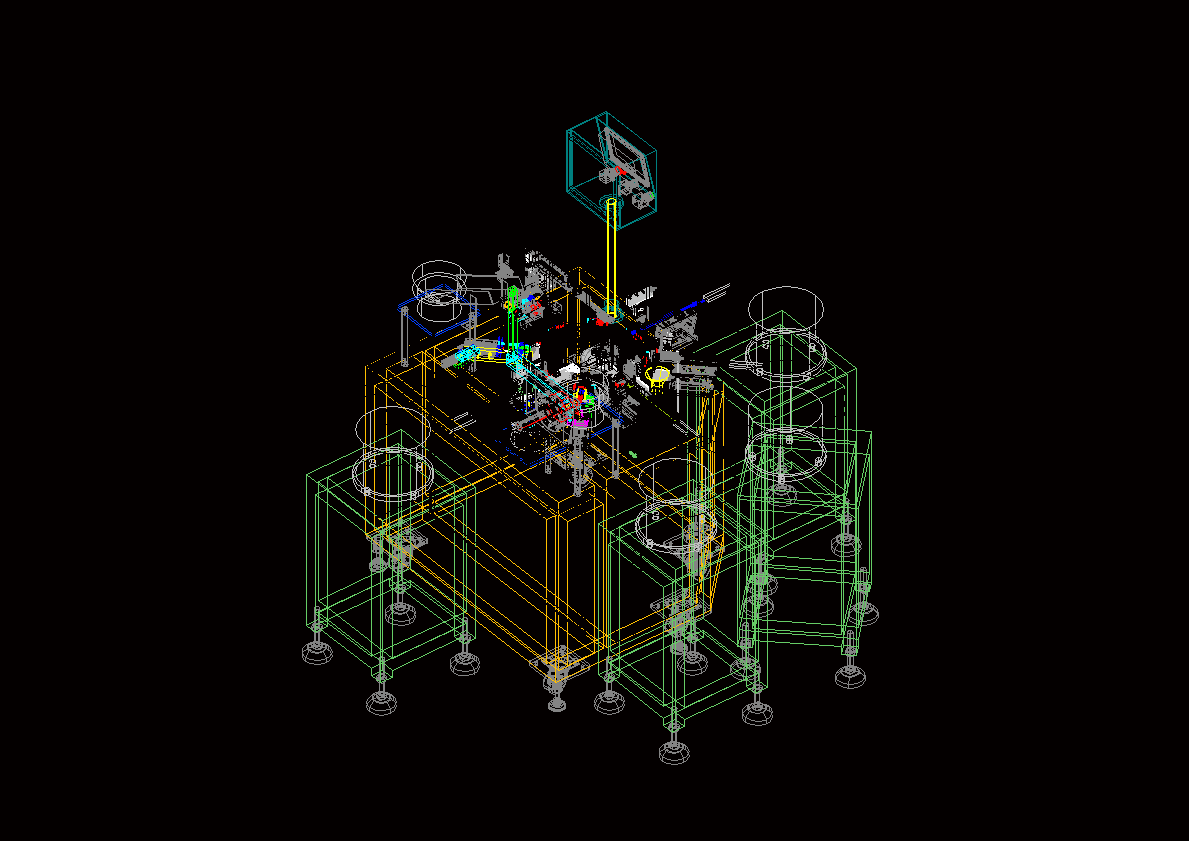 非标自动按钮铆压机（家具行业）3D模型_AutoCAD.Mechanical设计_step(stp).zip