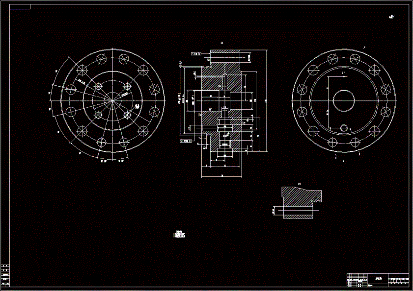 后缸盖零件图CAD图纸.dwg