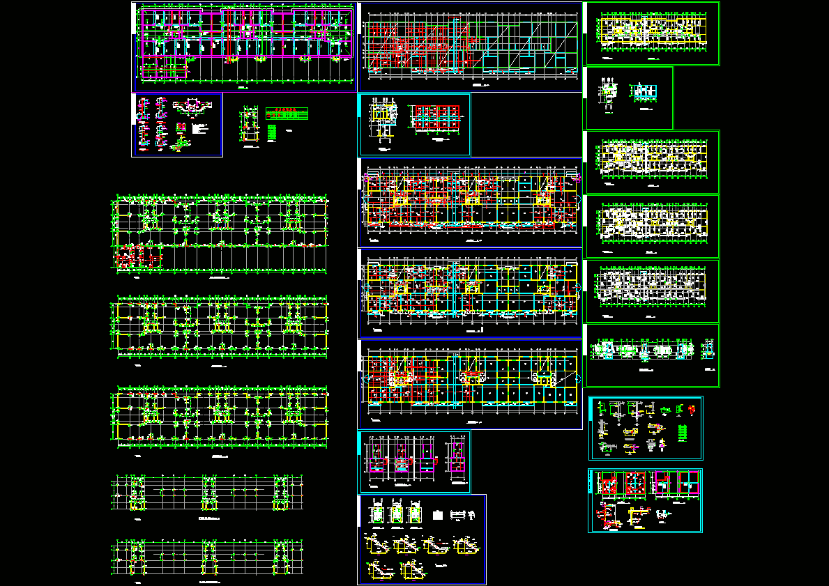 11层混凝土结构全套CAD图纸.dwg