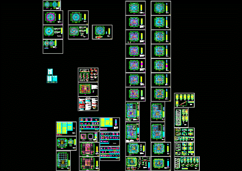 26层带屋面旋转餐厅CAD图纸.dwg
