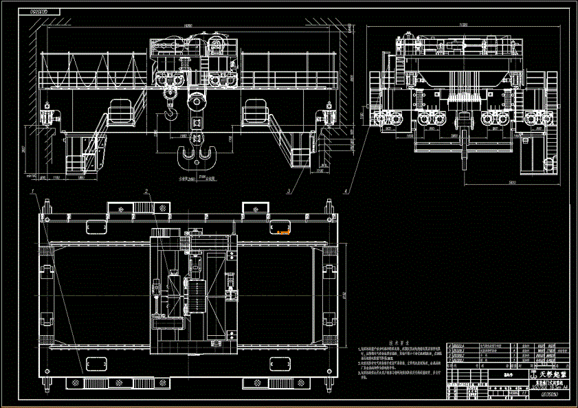 350t桥式起重机.dwg