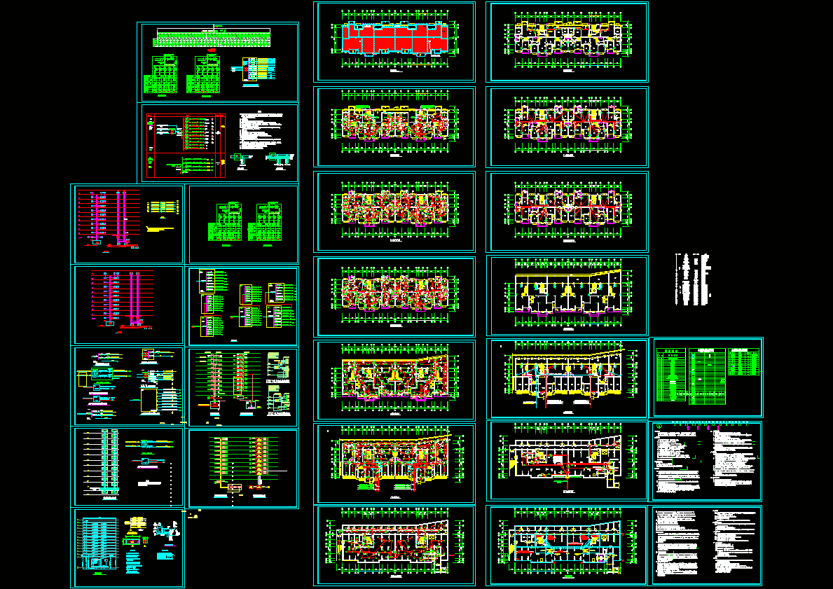 高层商住楼电气设计CAD图纸.dwg