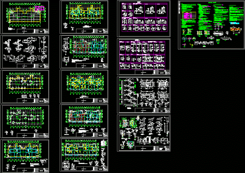 高层剪力墙结构设计CAD图纸.dwg