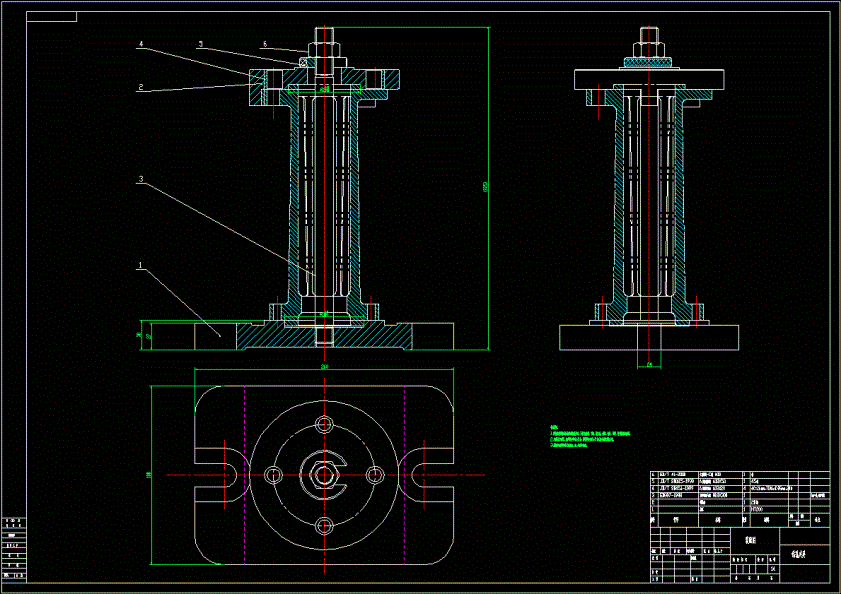 简易钻模CAD图纸.dwg