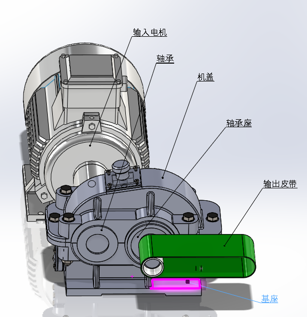 齿轮减速器课程设计CAD图纸和SW三维建模.zip