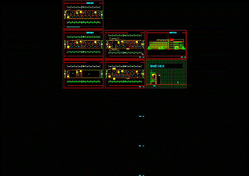 精神病院门诊楼CAD图纸.dwg