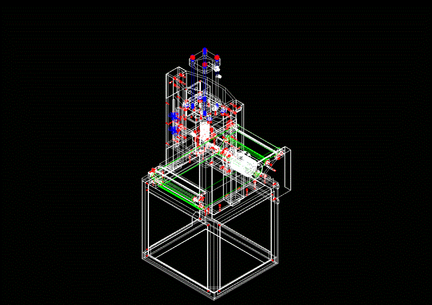 精装书液压机3D模型.dwg