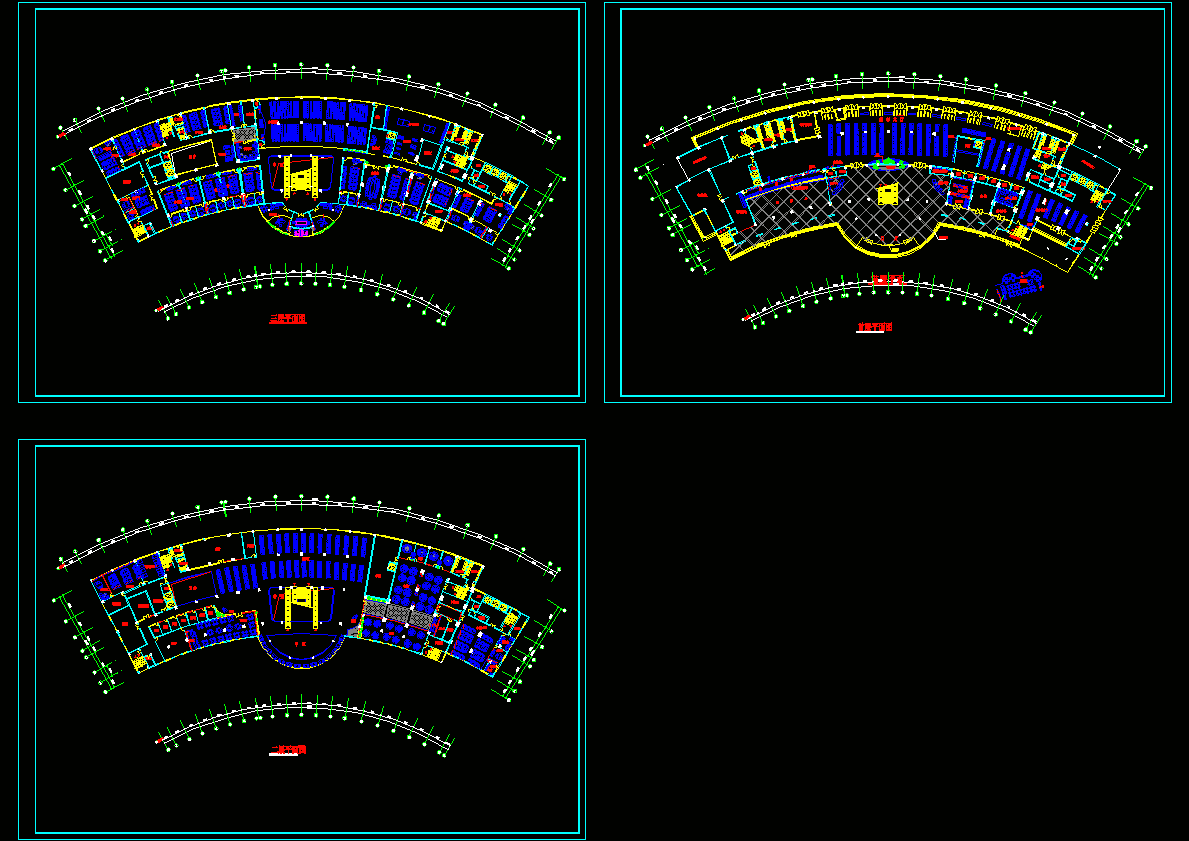客运平面方案CAD图纸.dwg