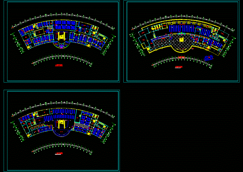 客运平面方案CAD图纸.dwg