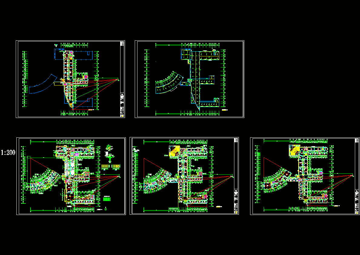 九年一贯制学校CAD图纸.dwg