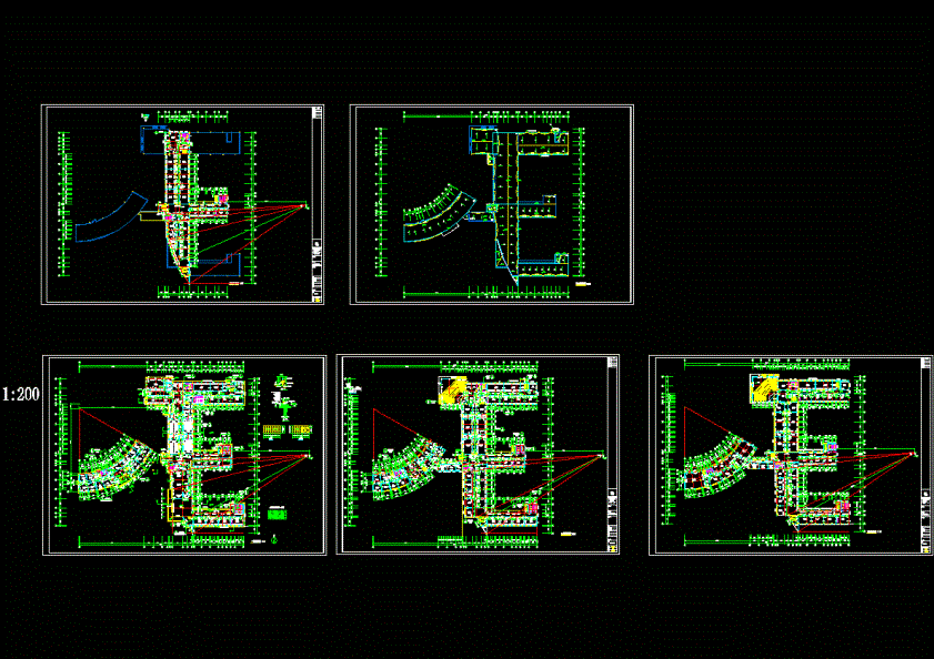 九年一贯制学校CAD图纸.dwg
